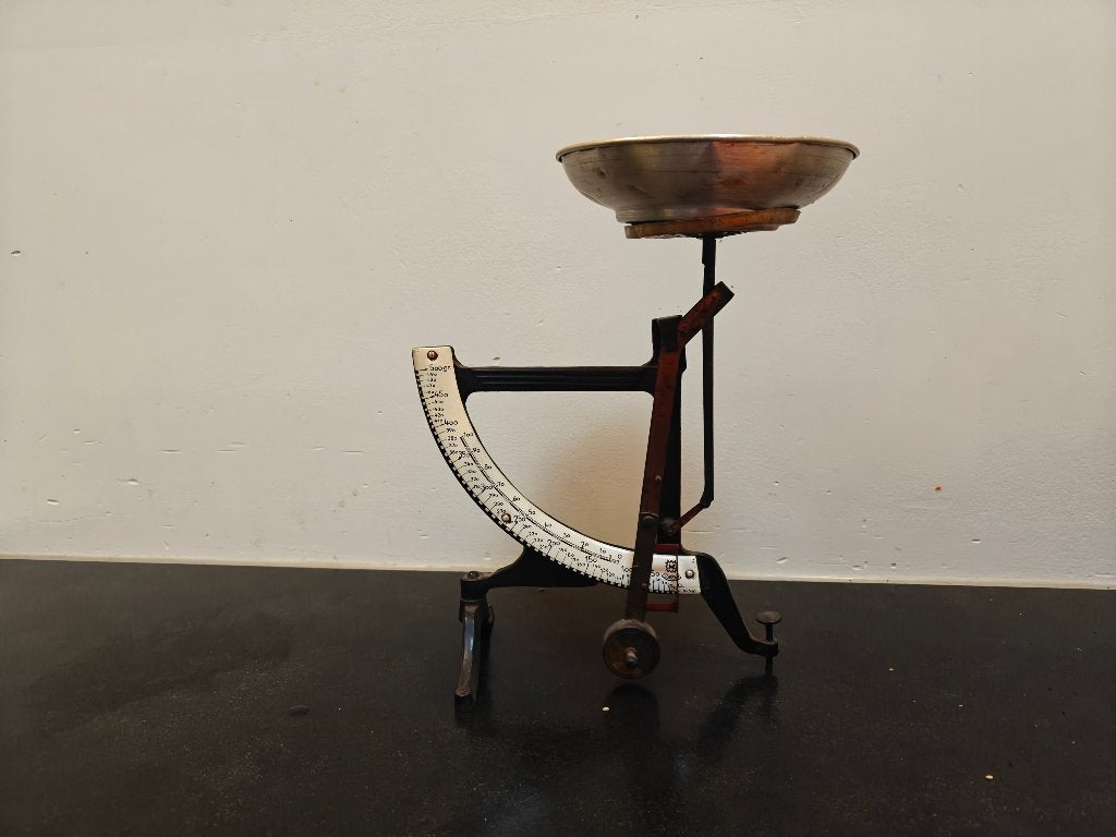 antieke keukenweegschaal, Ophalen of Verzenden