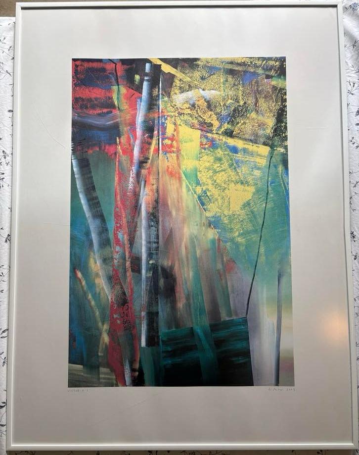 Gerhard Richter - Victoria 1 - Offsetdruk gesigneerd, Ophalen