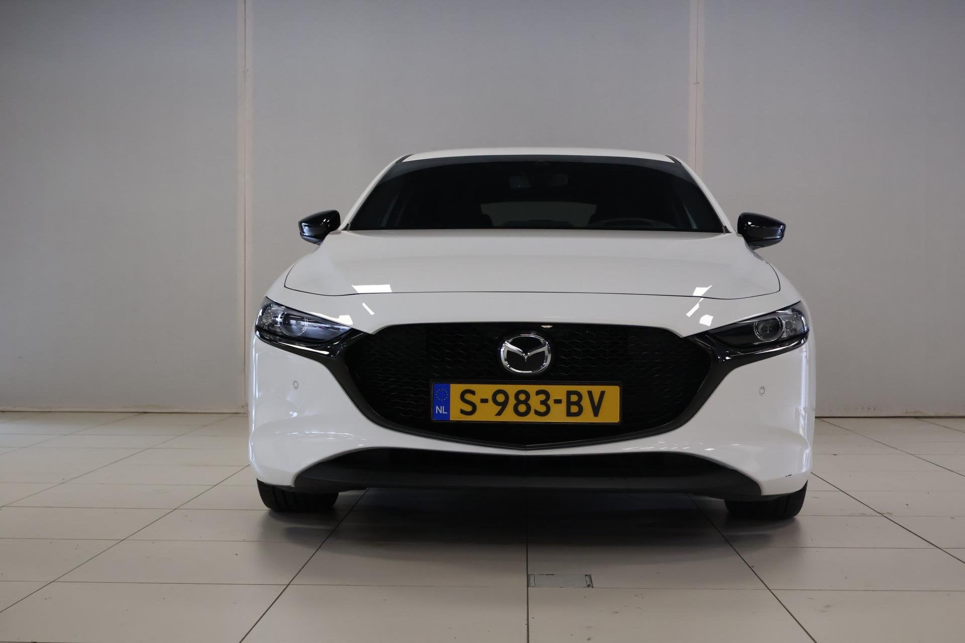 Mazda 3 2.0 e-SkyActiv-G M Hybrid 150 Homura ., Auto's, Voorwielaandrijving, 1998 cc, Stof, Gebruikt