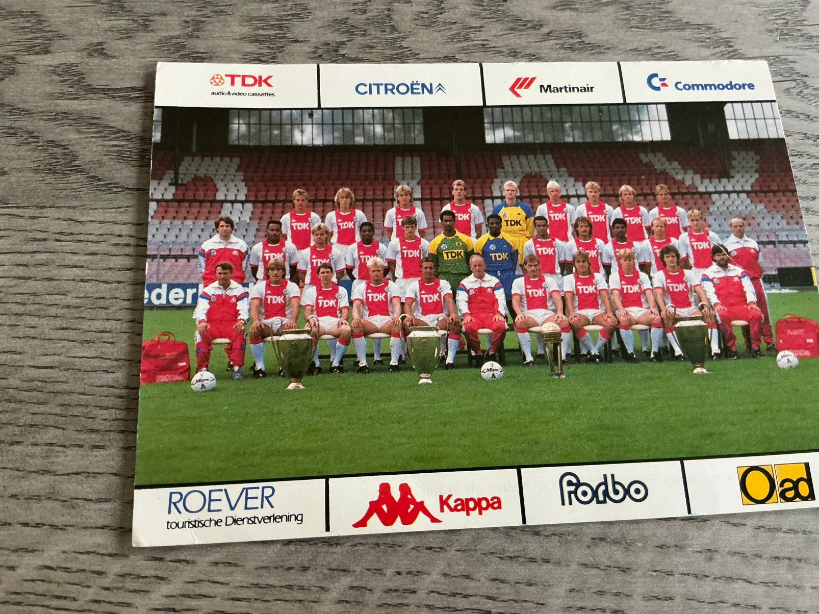 Spelerskaart Ajax seizoen 1988-1989, Ophalen of Verzenden, Zo goed als nieuw, Ajax, Spelerskaart