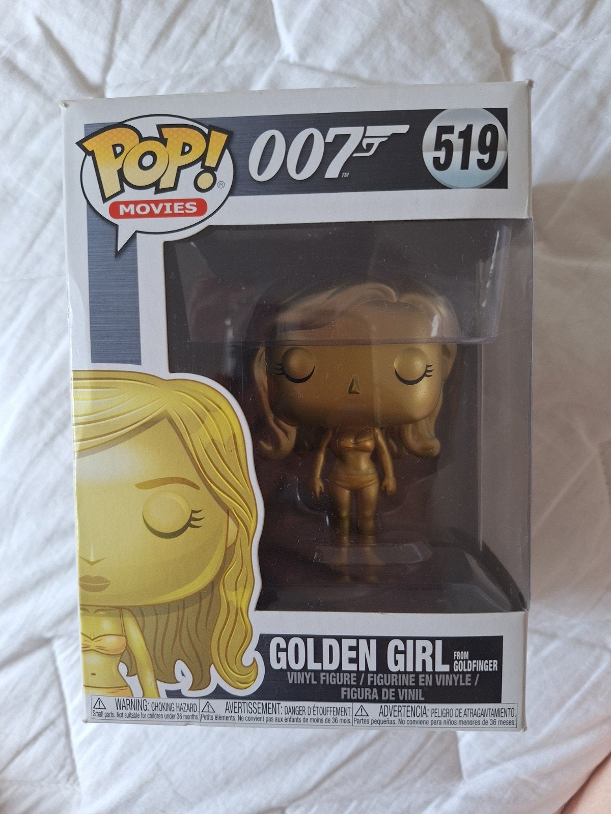 Funko Pop! Movies 007 Golden Girl #519 Goldfinger, Ophalen of Verzenden, Nieuw