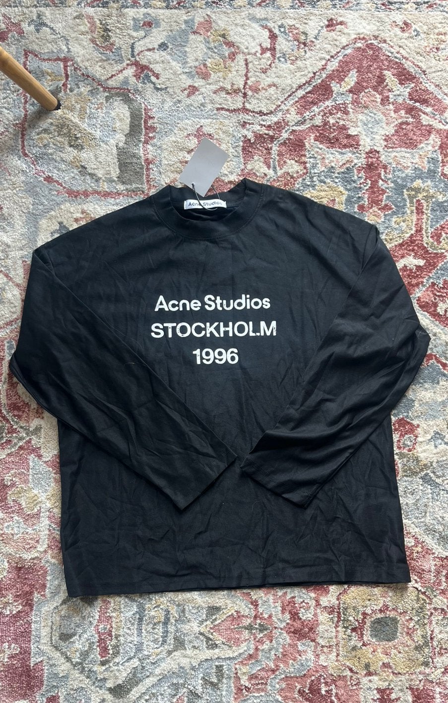 Acne studios longsleeve zwart wit maat M, Verzenden, Nieuw, Maat 38/40 (M), Zwart