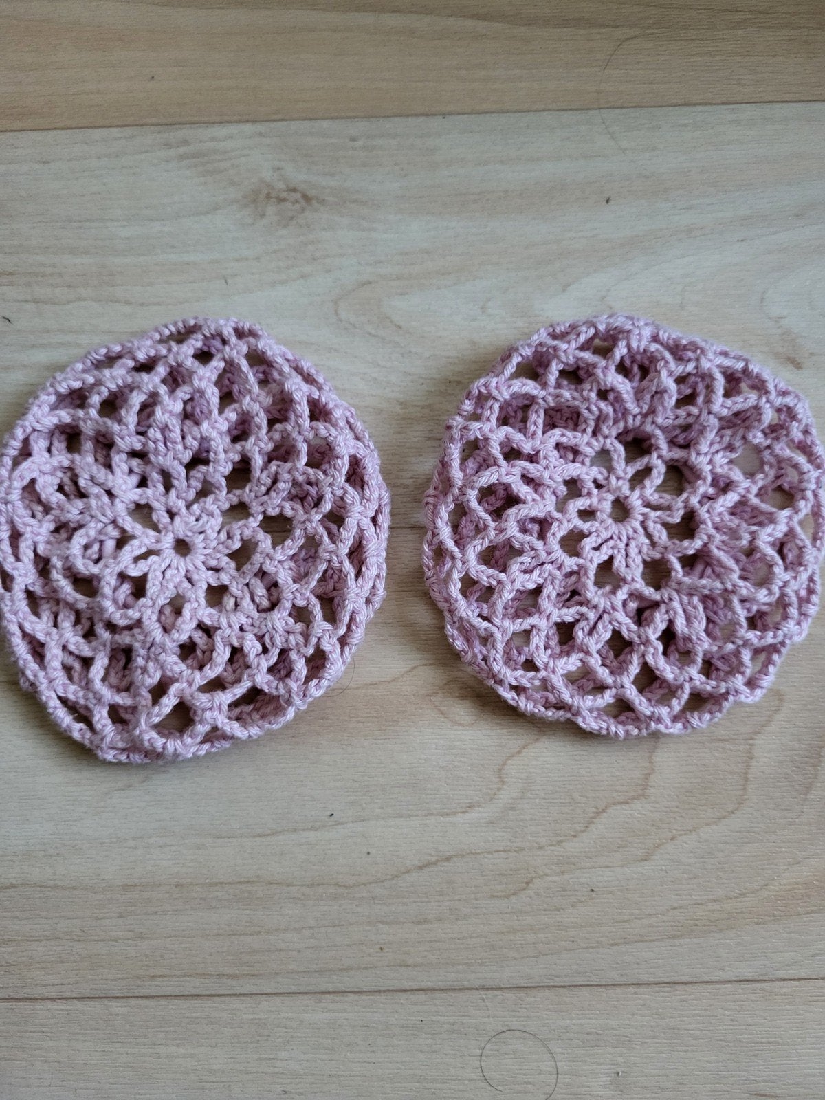 Gehaakt haarnetje ballet roze, Ophalen of Verzenden, Zo goed als nieuw, Overige typen