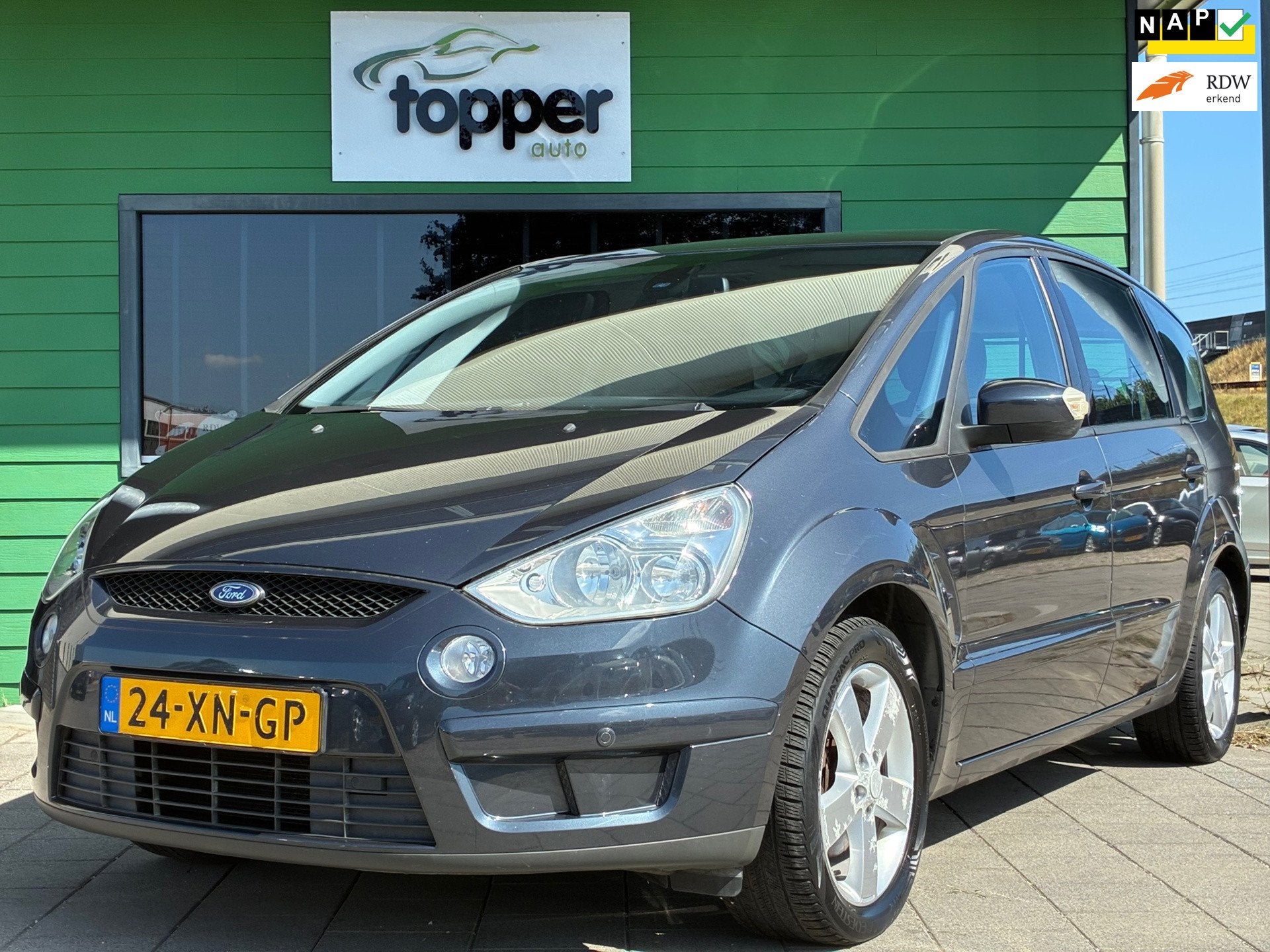 Ford S-Max 2.0-16V|7.Pers|2e Eigenaar|CruiseControl|Trekhaak, Voorwielaandrijving, Gebruikt, 1505 kg, Origineel Nederlands