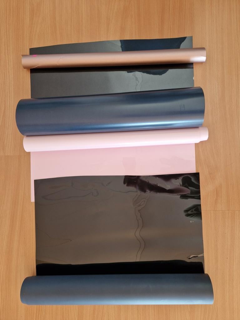 Pakket met rollen flex folie o.a. roze, roségoud plotter, Hobby en Vrije tijd, Knutselen, Nieuw, Ophalen