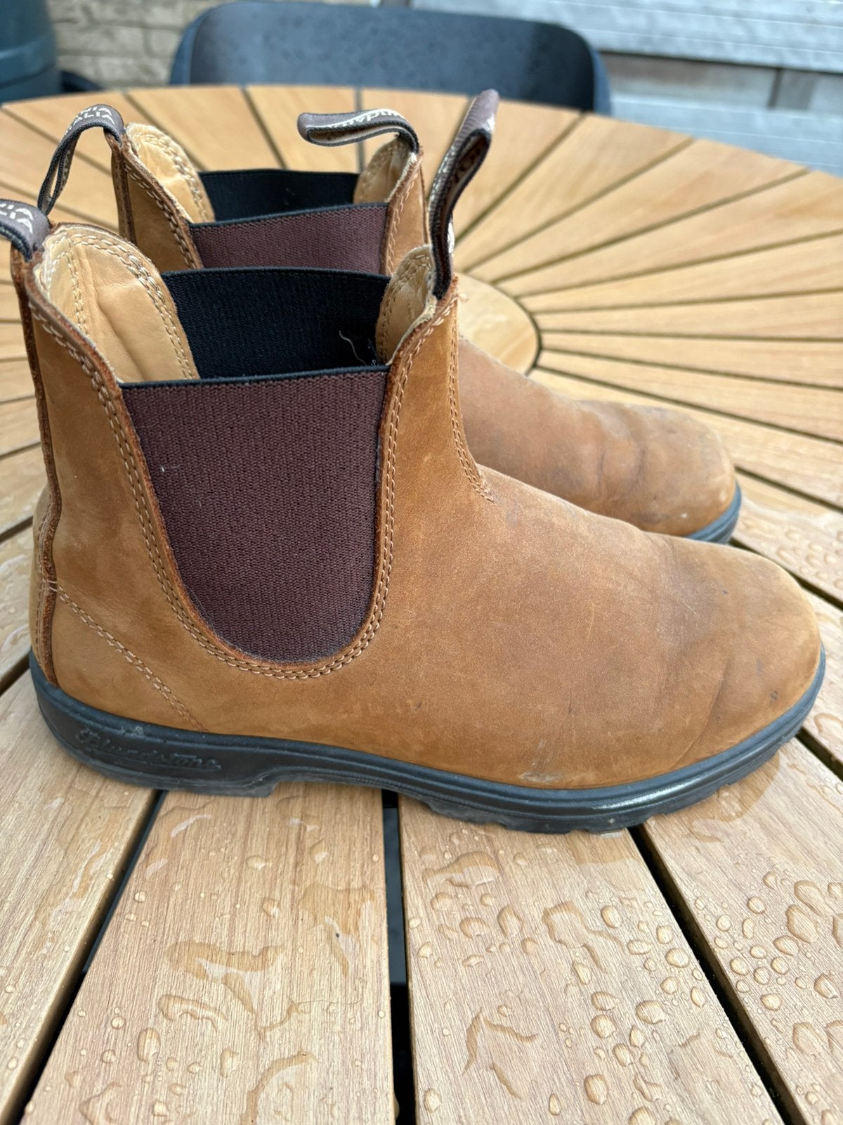 Blundstone boots maat 40, Bruin, Lage of Enkellaarzen, Ophalen of Verzenden, Gedragen