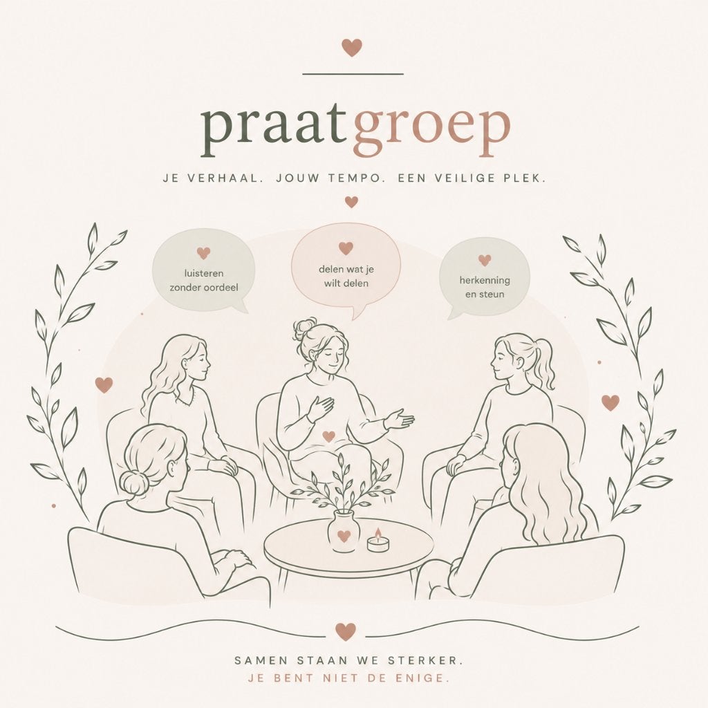 Praatgroep paniekaanvallen meld je aan via de website!