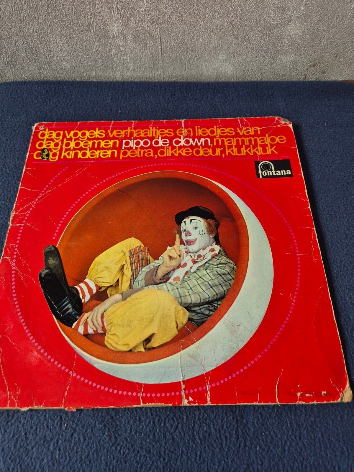 LP Pipo de Clown - Verhaaltjes en Liedjes, LP, Gebruikt, Overige genres, Ophalen of Verzenden
