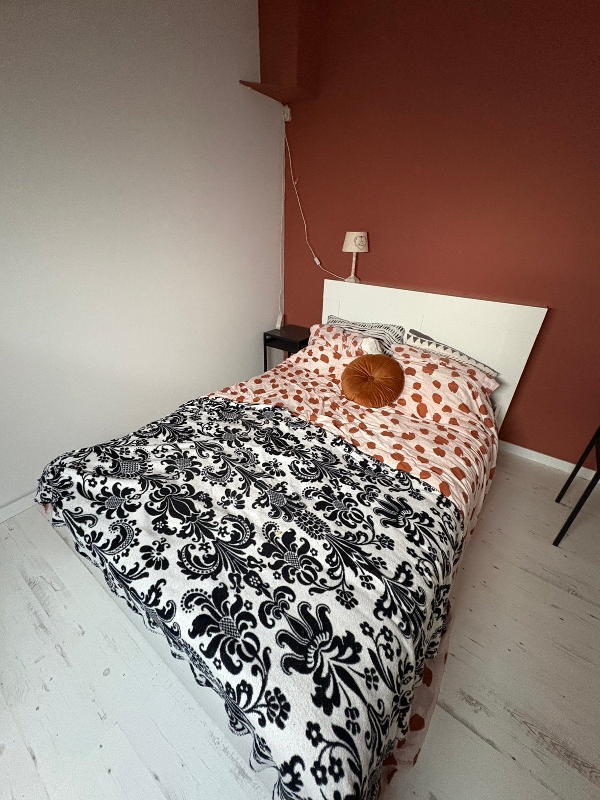 Brimnes bed Ikea + opberger, Ophalen, Zo goed als nieuw, Tweepersoons