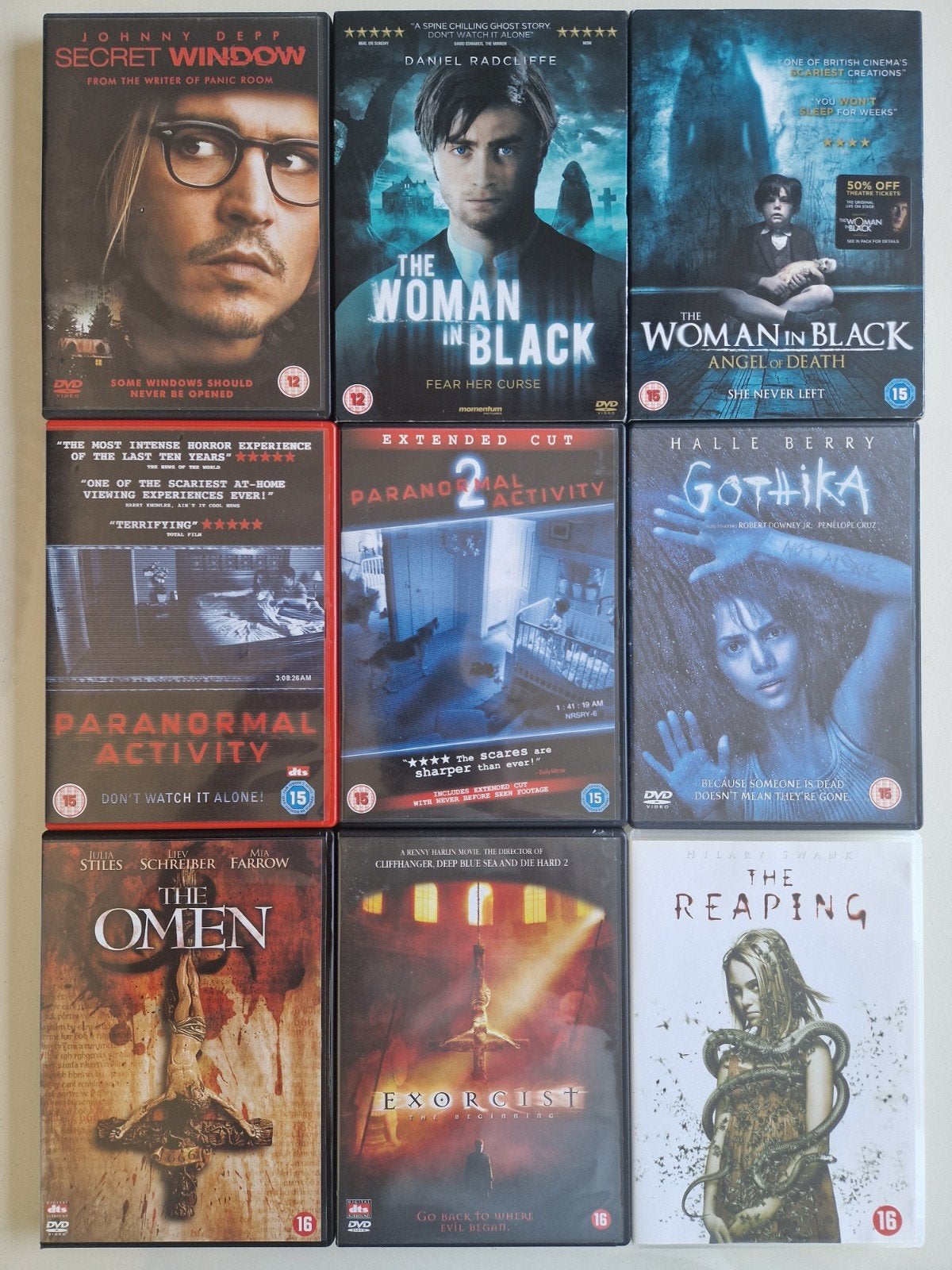 Paranormaal Horror DVD Pakket, Vanaf 16 jaar, Verzenden, Gebruikt