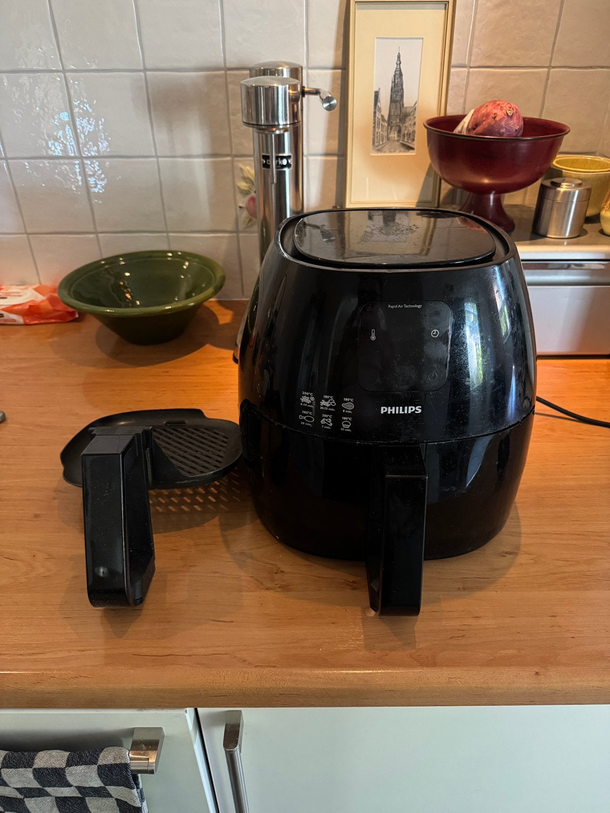 Gratis Gebruikte oude airfryer philips, Ophalen, Zo goed als nieuw, Airfryer