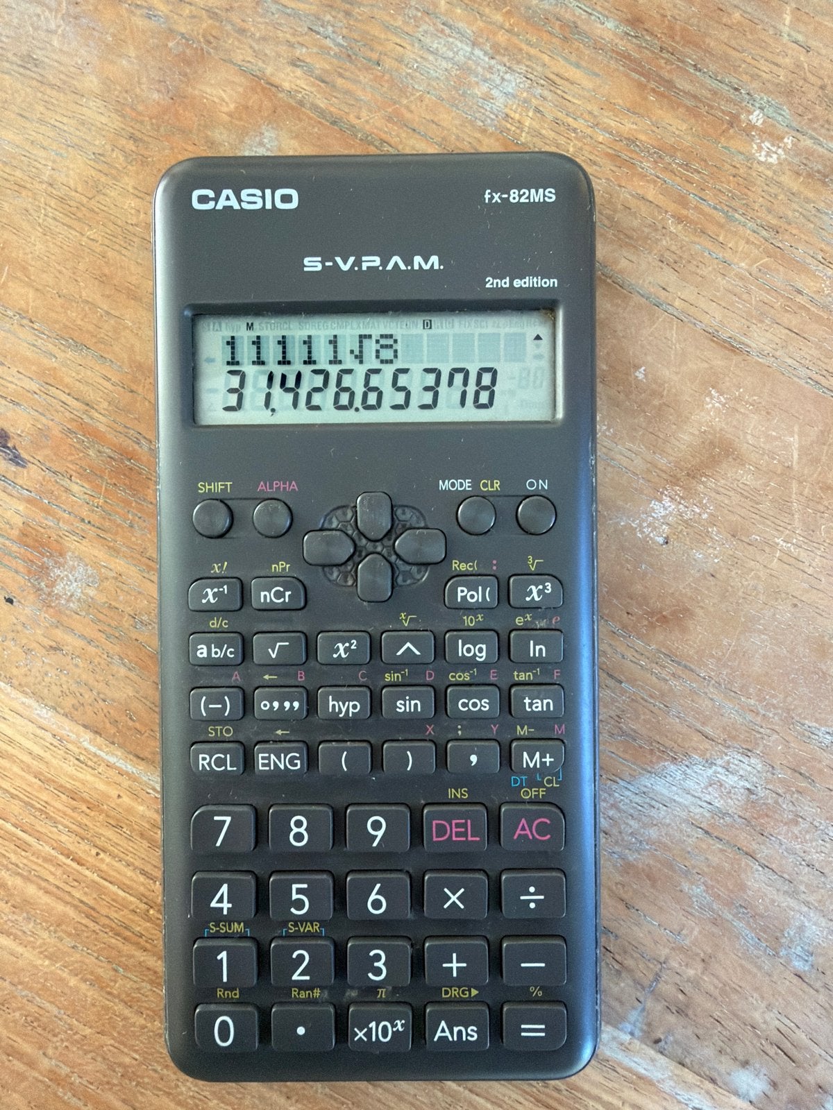 Casio fx-82MS, Diversen, Ophalen of Verzenden, Gebruikt