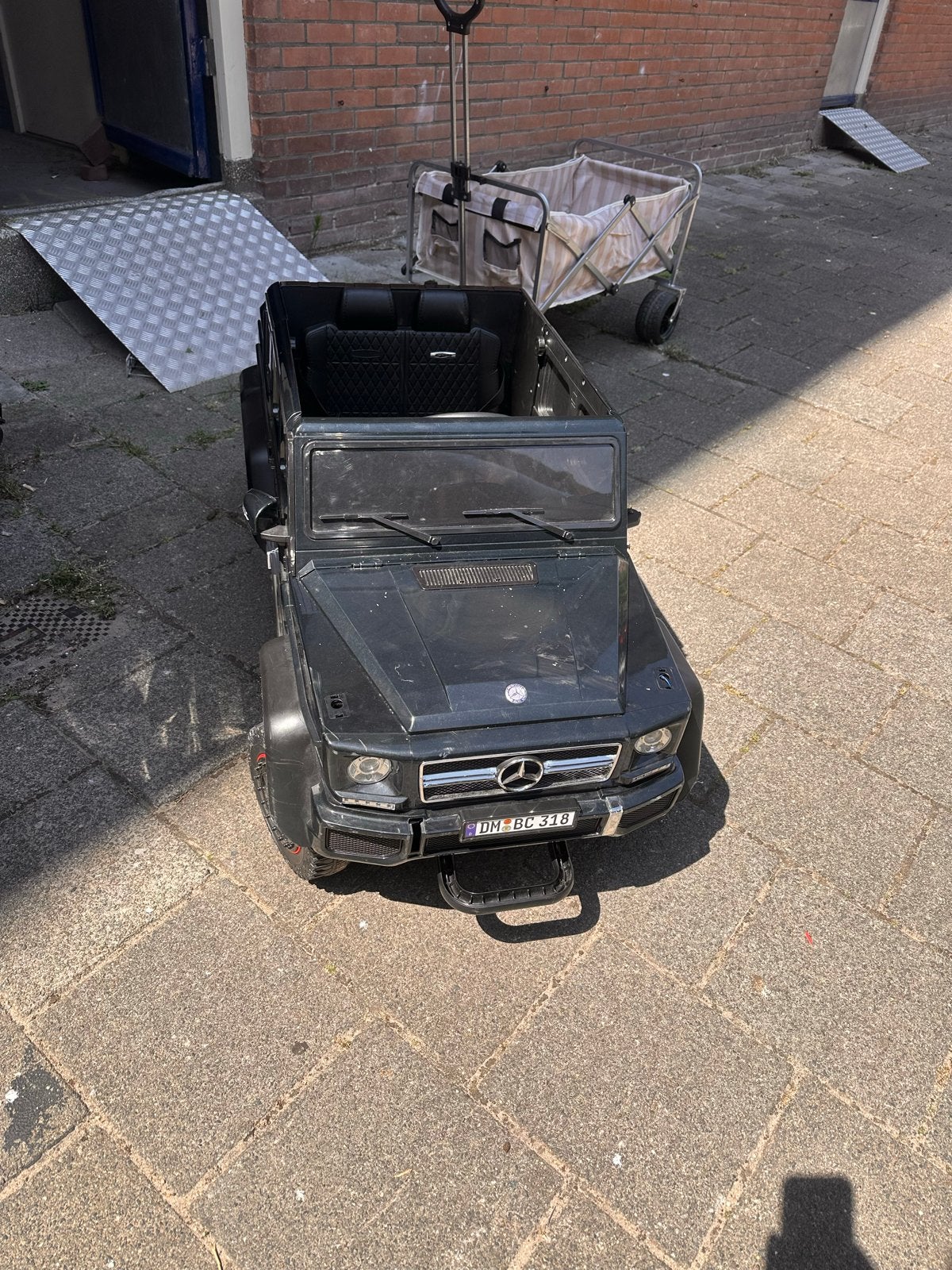Elektrische kinderauto Mercedes G-Klasse, Ophalen, Gebruikt