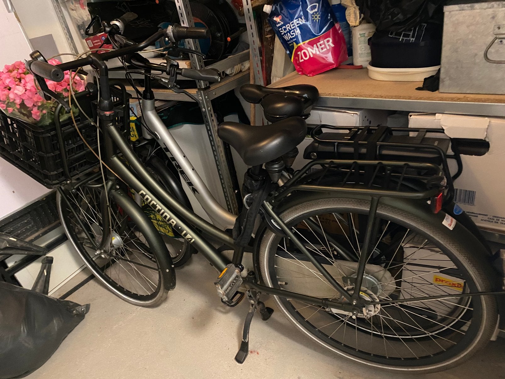 Cortina fiets met krat, Ophalen, Zo goed als nieuw, Overige merken