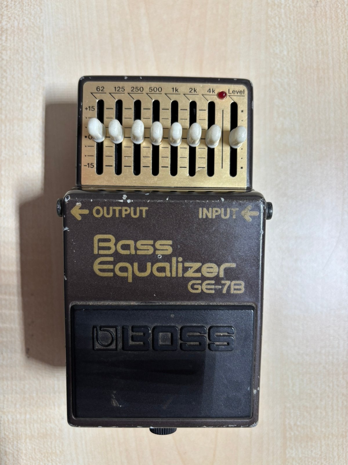 Boss GE-7B vintage Bass Equalizer / booster MIJ, Muziek en Instrumenten, Ophalen of Verzenden, Gebruikt, Overige typen