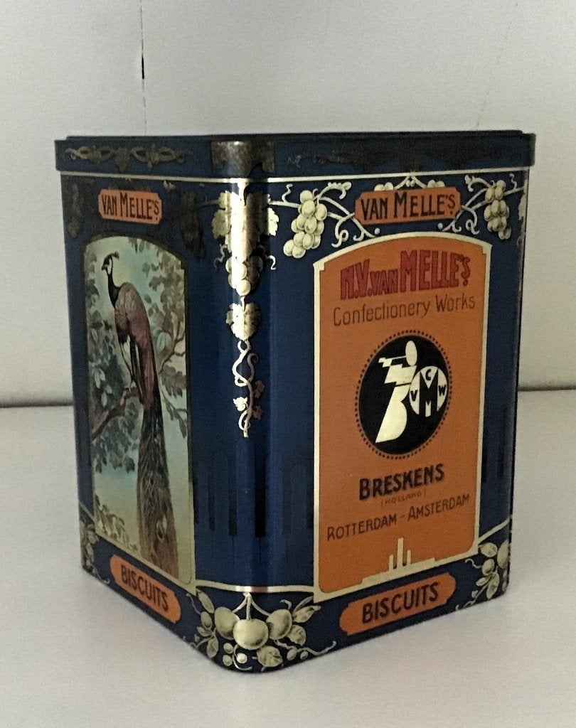Vintage blik Van Melle's Biscuits, Ophalen of Verzenden, Zo goed als nieuw, Overige, Overige merken