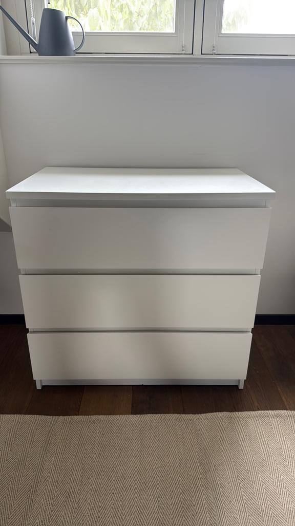 IKEA ladekast met 3 laden - 78x80x48 cm, Huis en Inrichting, Kasten | Ladekasten, Ophalen, Gebruikt, 50 tot 100 cm, 3 of 4 laden