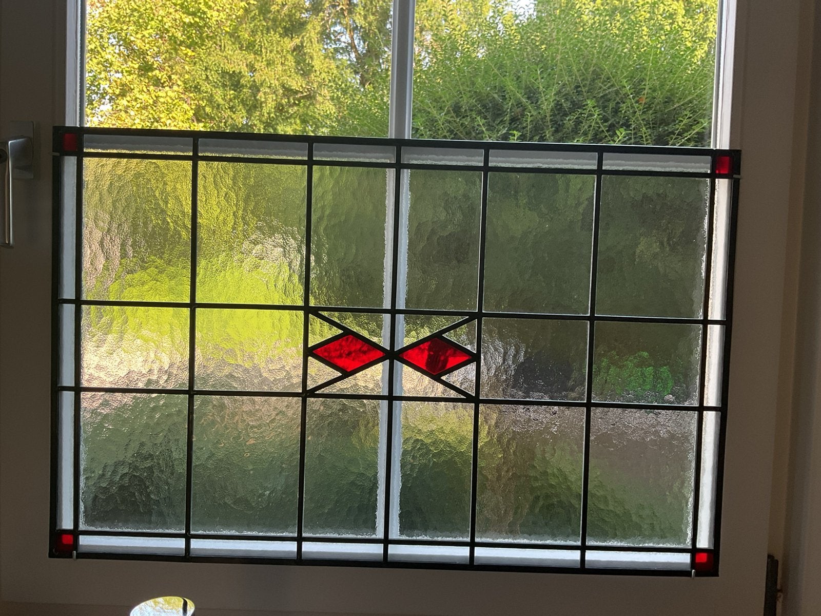 TE KOOP AANGEBODEN: GLAS IN LOOD RAAM, Ophalen, Gevelraam of Ruit, Zo goed als nieuw, Minder dan 80 cm
