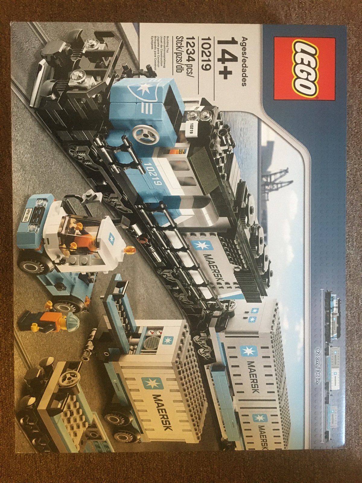 Lego 10219 Maersk Train - Nieuw in gesealde doos MISB, Lego, Nieuw, Ophalen of Verzenden, Complete set