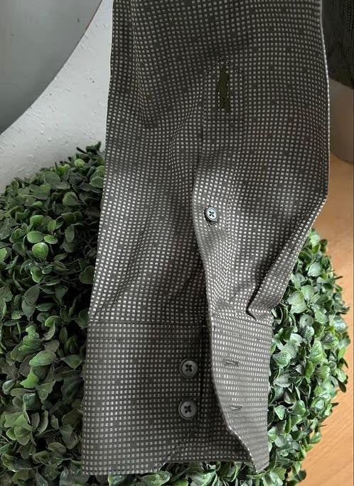 Cavallaro Napoli licht bronsgroen overhemd maat 37, Ophalen of Verzenden, Nieuw, Overige kleuren, Halswijdte 38 (S) of kleiner