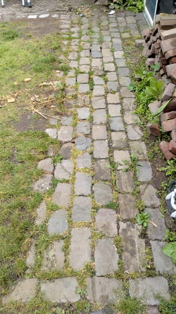 Kinderkoppen GRATIS, Tuin en Terras, Tegels en Klinkers, Gebruikt, Overige typen, Natuursteen, Minder dan 5 m², Ophalen