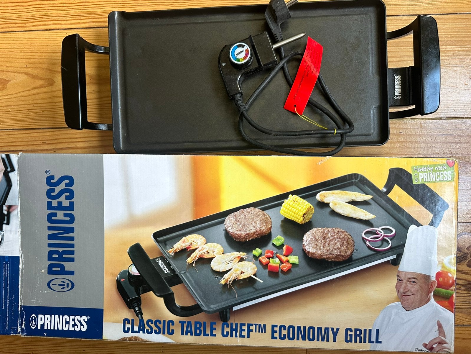 Princess Gourmet Plaat, Witgoed en Apparatuur, Gourmetstellen, Ophalen, Gebruikt, 4 t/m 7 personen