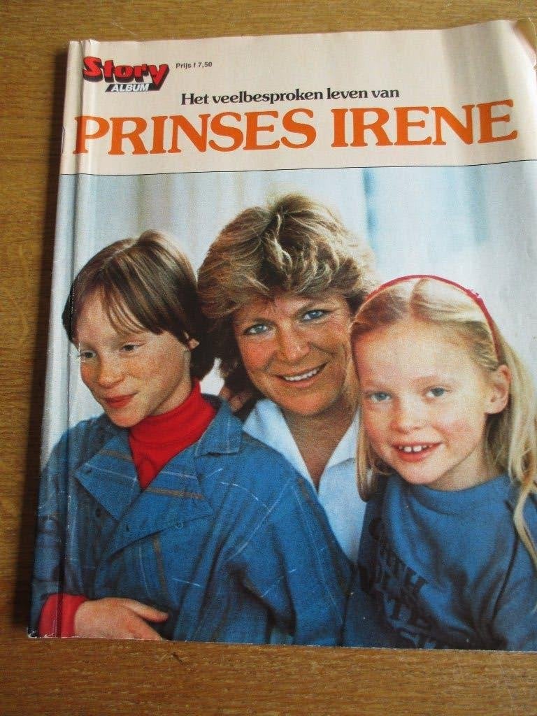 Storyalbum "Het veel besproken leven van Prinses Irene", Verzamelen, Ophalen of Verzenden, Zo goed als nieuw, Nederland, Tijdschrift of Boek