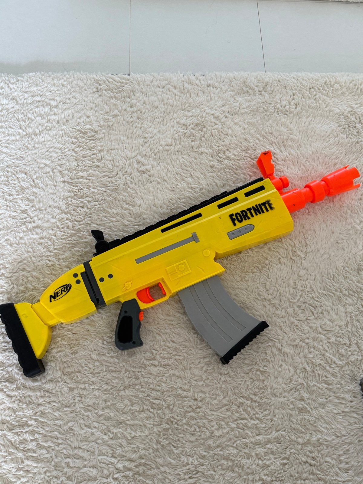 Nerf Fortnite AR-L gemotoriseerde blaster, Ophalen of Verzenden, Zo goed als nieuw, Jongen of Meisje