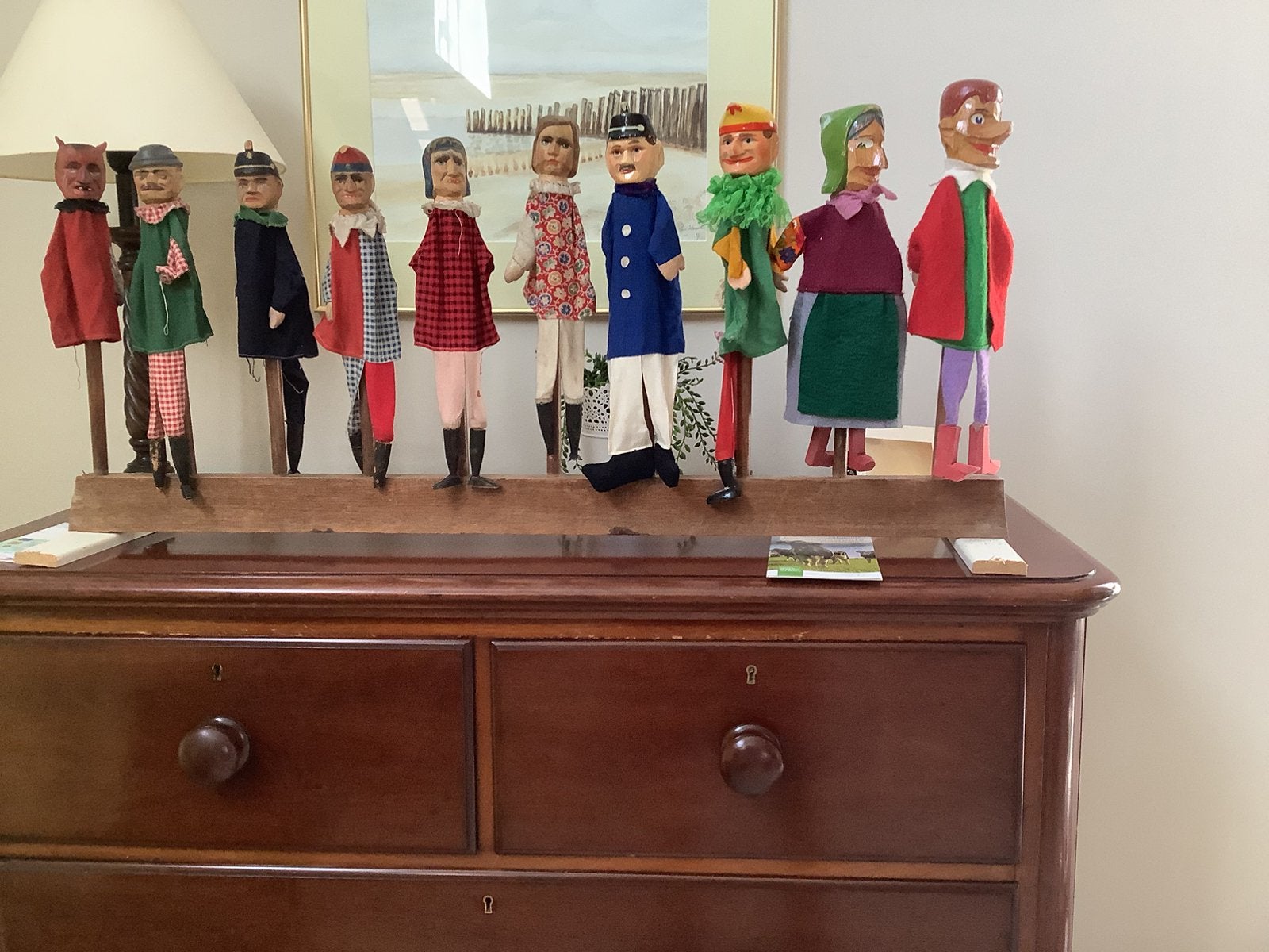 Poppenkast poppen, Ophalen of Verzenden, Gebruikt, Overige typen