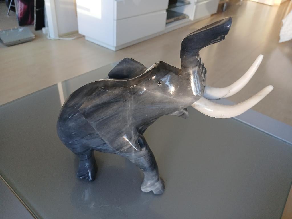 Olifant onyx groot, Ophalen, Gebruikt, Dier