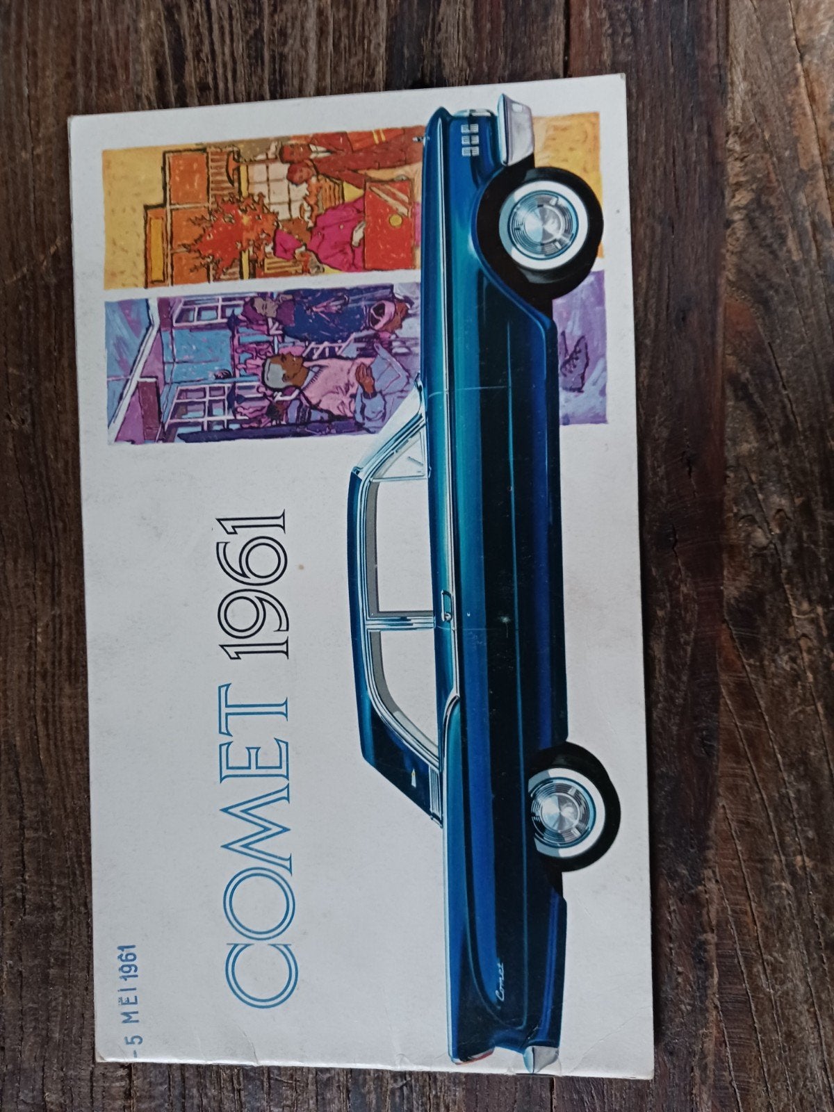 Mercury / Ford Comet folder 1961 (Nederlands!), Boeken, Ophalen of Verzenden, Gelezen, Ford
