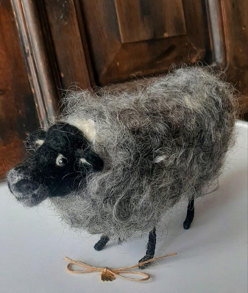 Genaaldvilt schaap Gotland wol naaldvilten handgemaakt, Ophalen of Verzenden