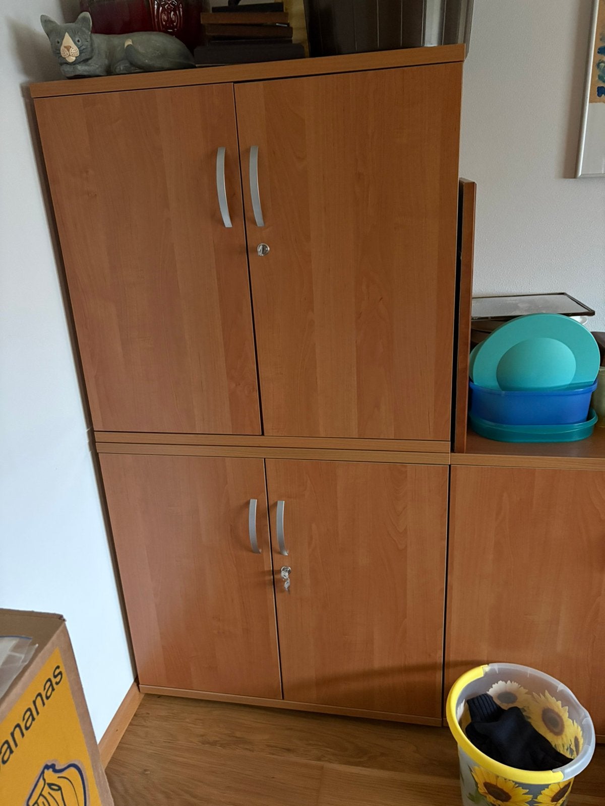 3 keurige kantoor archief kasten met slot, Ophalen, Zo goed als nieuw