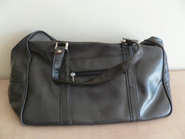 Weekend / reis tas. Zwart., 40 tot 60 cm, Gebruikt, 20 tot 30 cm, Zwart