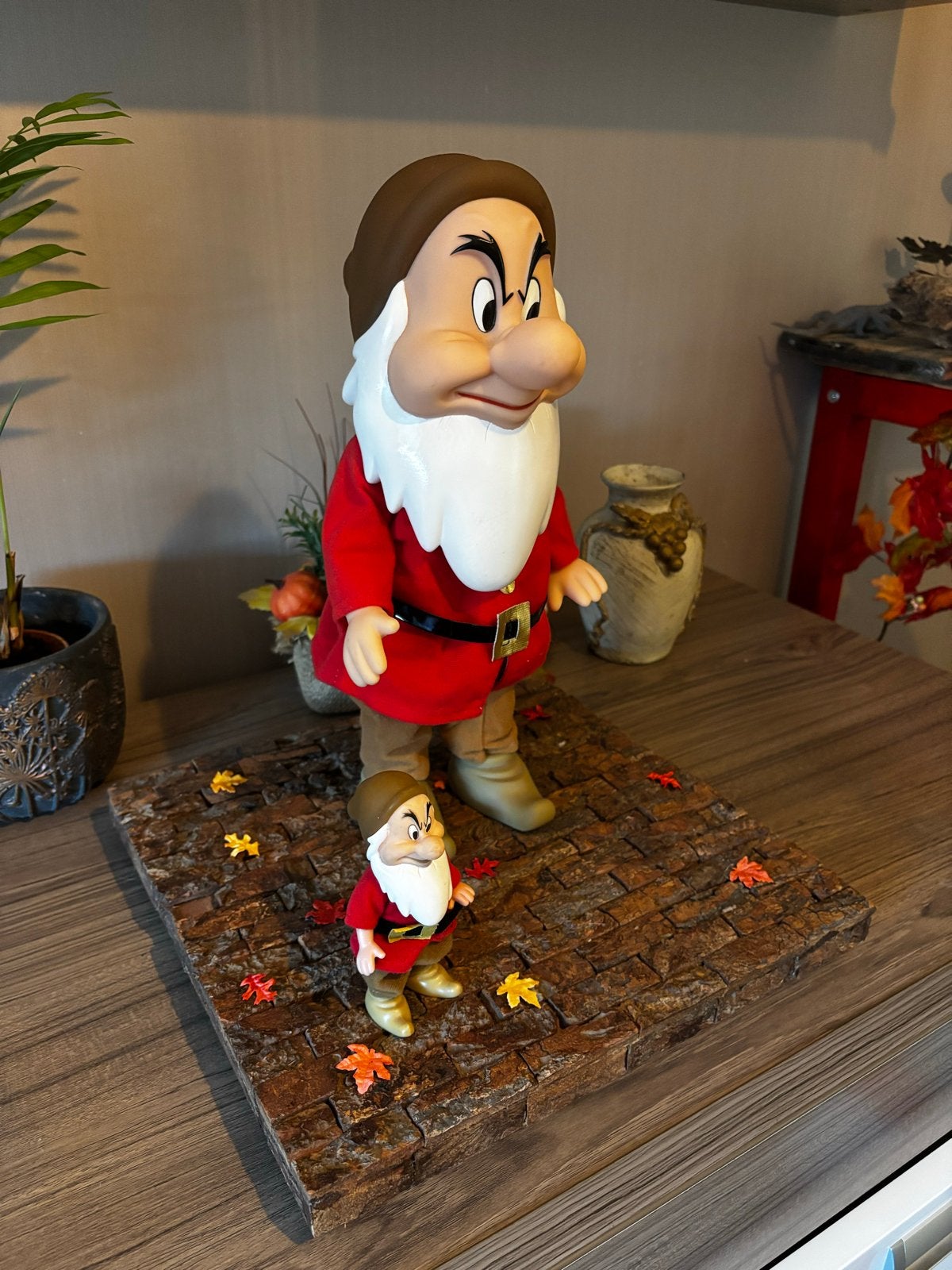 Grote Grumpy figuur (gratis verzenden), Verzamelen, Ophalen of Verzenden, Sneeuwwitje of Doornroosje, Zo goed als nieuw, Beeldje of Figuurtje