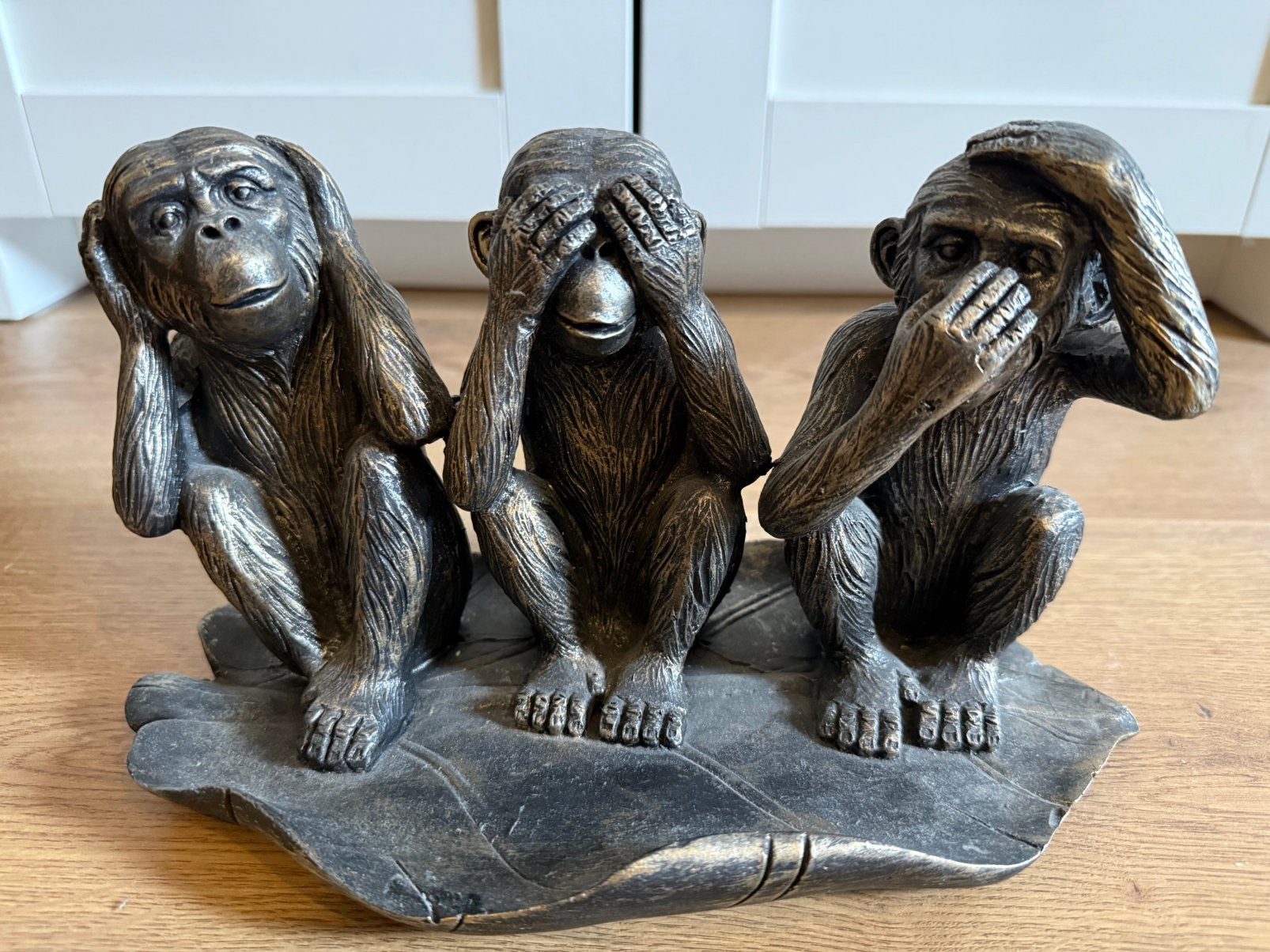 Beeldje / horen zien en zwijgen, Ophalen, Gebruikt, Overige materialen