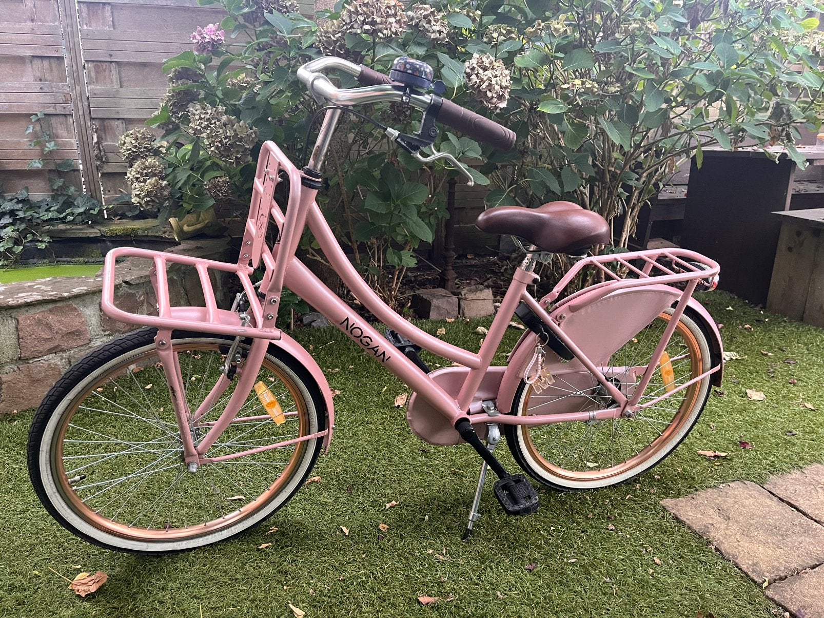 Nogan 22 meijses fiets, Fietsen en Brommers, Ophalen, Terugtraprem, 22 inch, Gebruikt