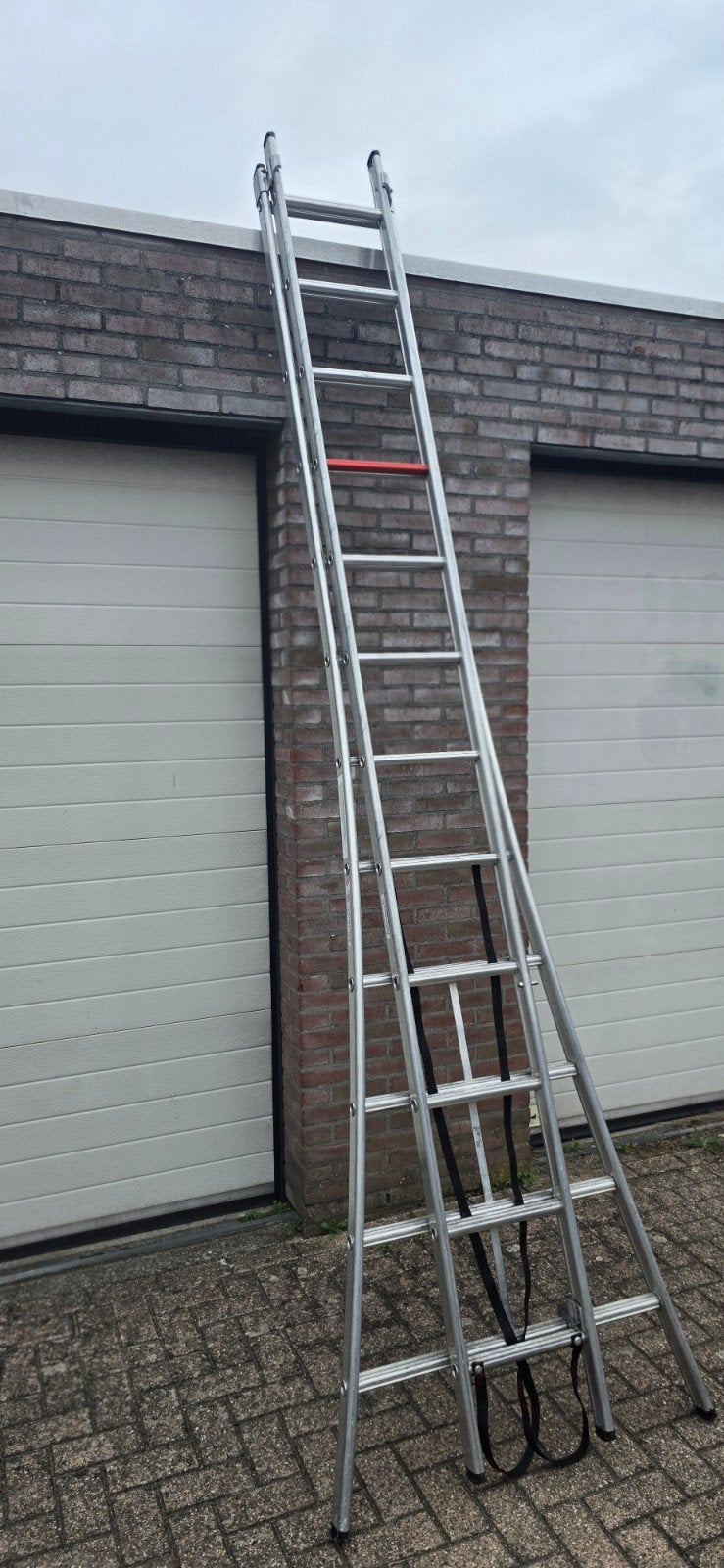 Altrex Rocky 2x12 Stevige aluminium reformladder - 2-delig, Doe-het-zelf en Verbouw, Ophalen, Gebruikt, Ladder, Opvouwbaar of Inschuifbaar