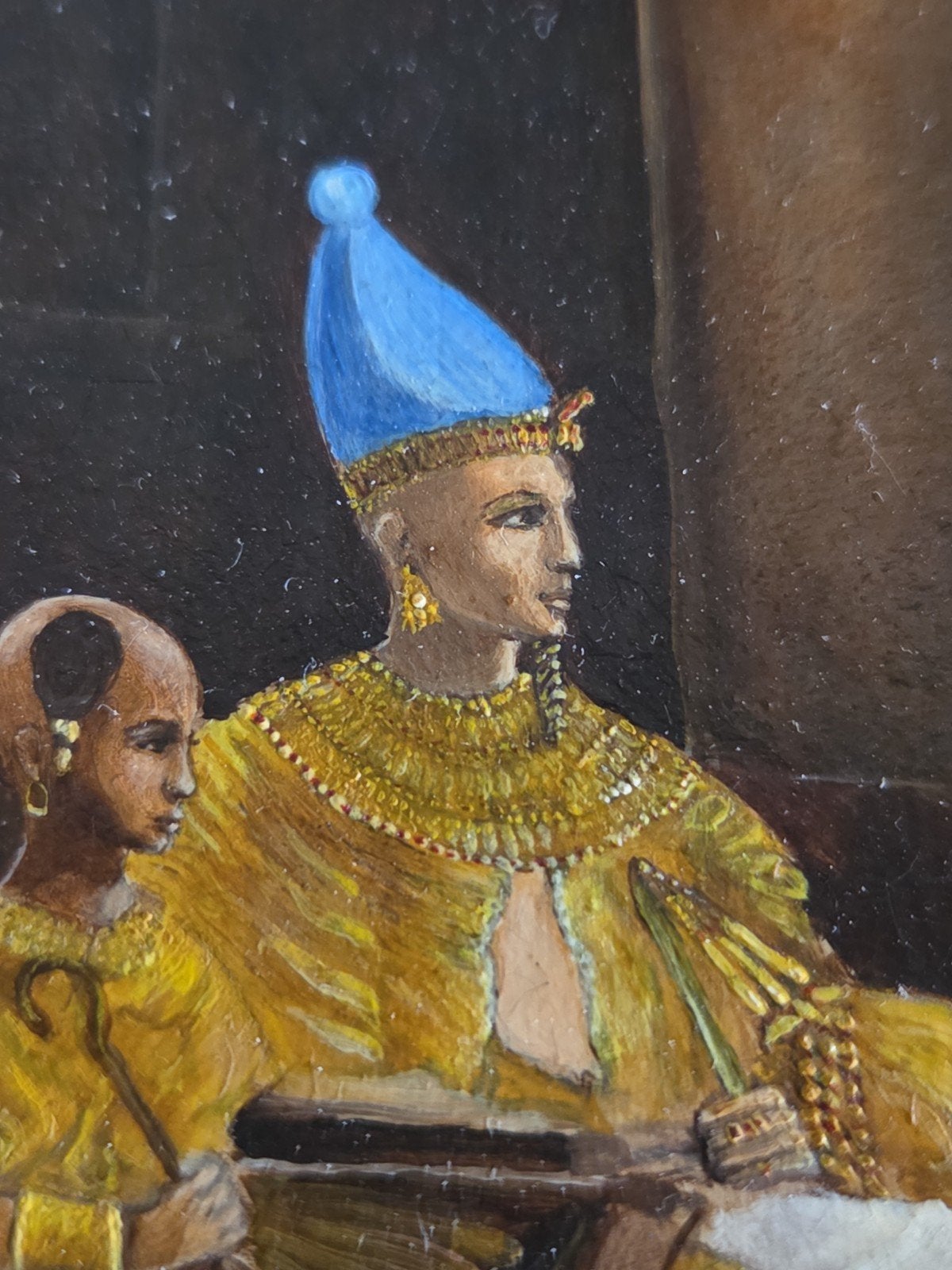 Olieverfschilderij Jean Thomassen farao Egypte, Ophalen of Verzenden