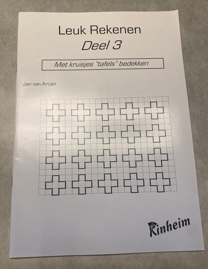 Werkboek rekenen tafels van vermenigvuldiging, Ophalen of Verzenden, Nieuw, Overige niveaus
