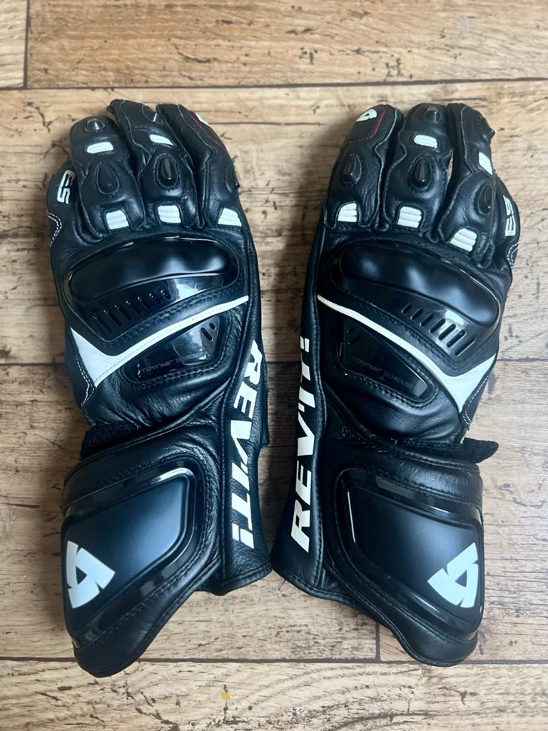 Revit Jerez 3 MotoGP  motorhandschoenen - Maat L, Motoren, Ophalen, Tweedehands, Heren, Handschoenen