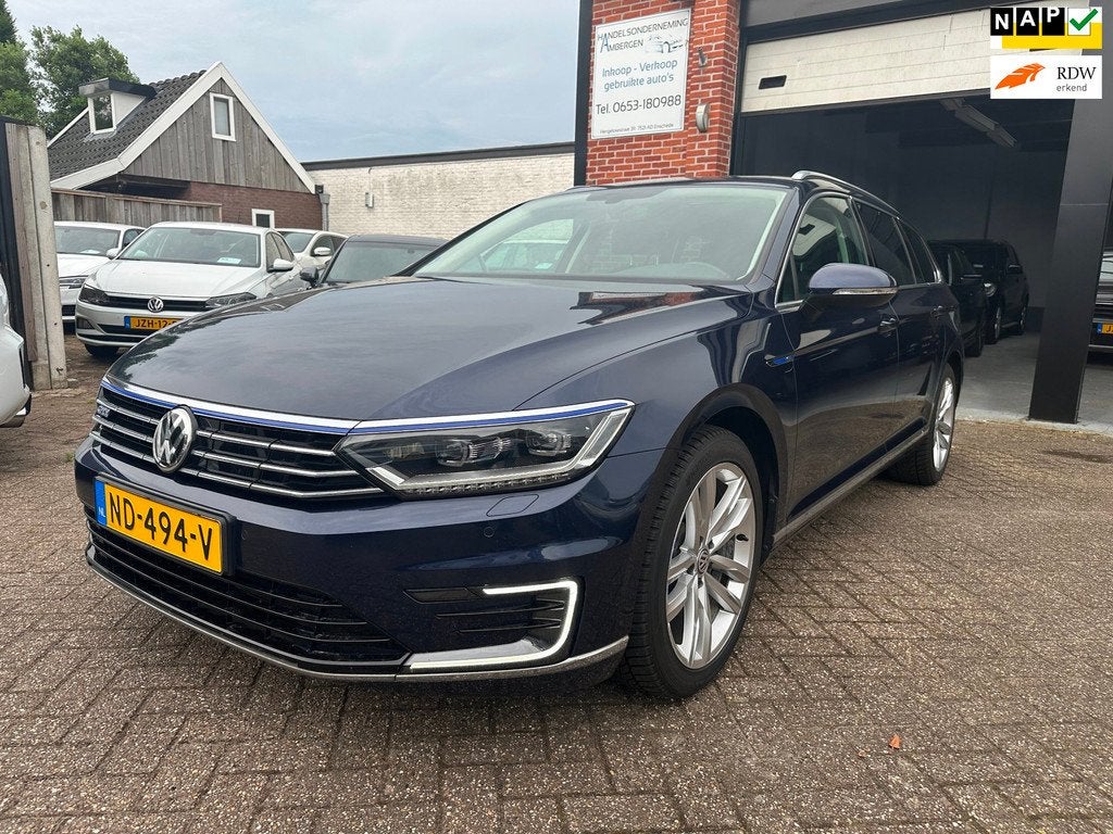 Volkswagen Passat Variant 1.4 TSI GTE AUTOMAAT-PANORAMADAK-C, Auto's, Volkswagen, Gebruikt, Blauw, Hybride Elektrisch/Benzine