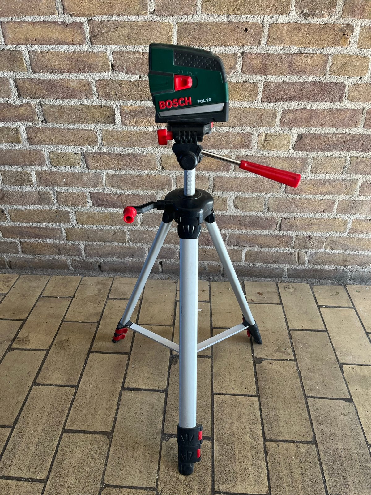 Bosch PCL 20 Kruislijnlaser met Statief, Doe-het-zelf en Verbouw, Ophalen of Verzenden, Gebruikt