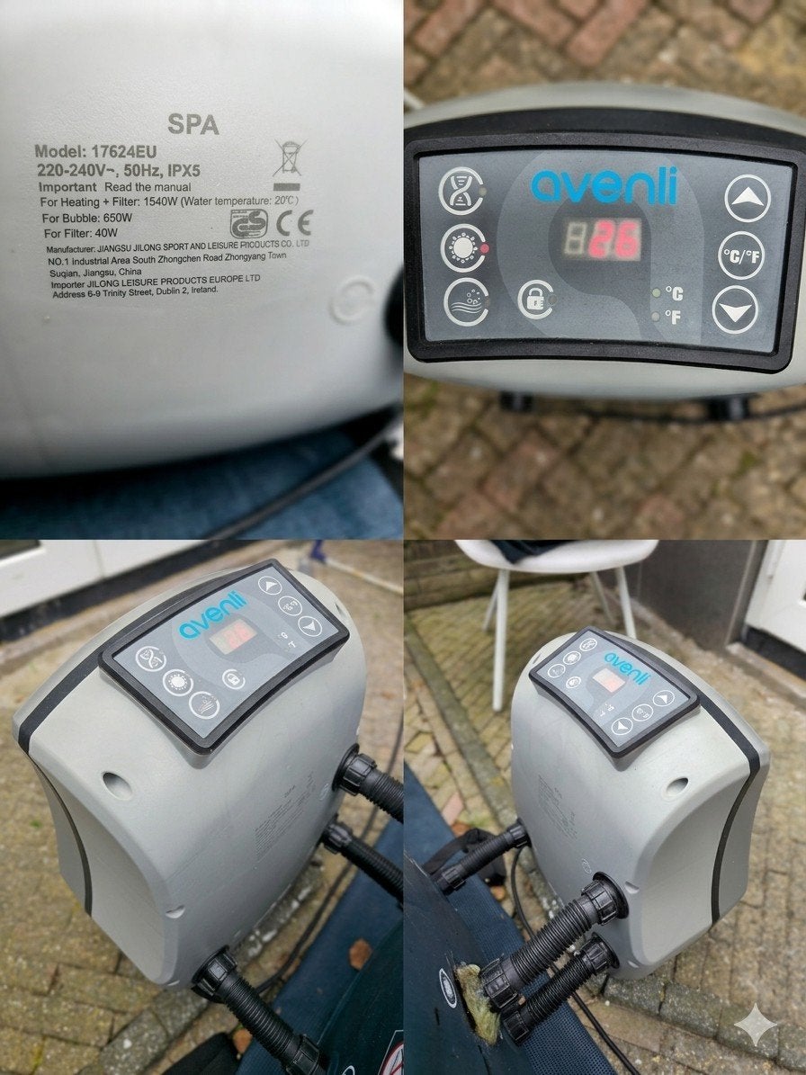 Jacuzzi pomp Avenli, Ophalen