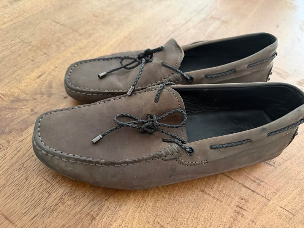 TOD’S Boat Loafers in Suede, maat 41, Kleding | Heren, Schoenen, Ophalen of Verzenden, Gedragen, Bruin, Loafers