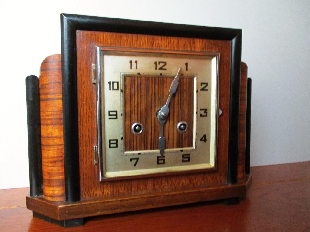 Art Deco (Amsterdamse School) klok, Antiek en Kunst, Antiek | Klokken, Ophalen