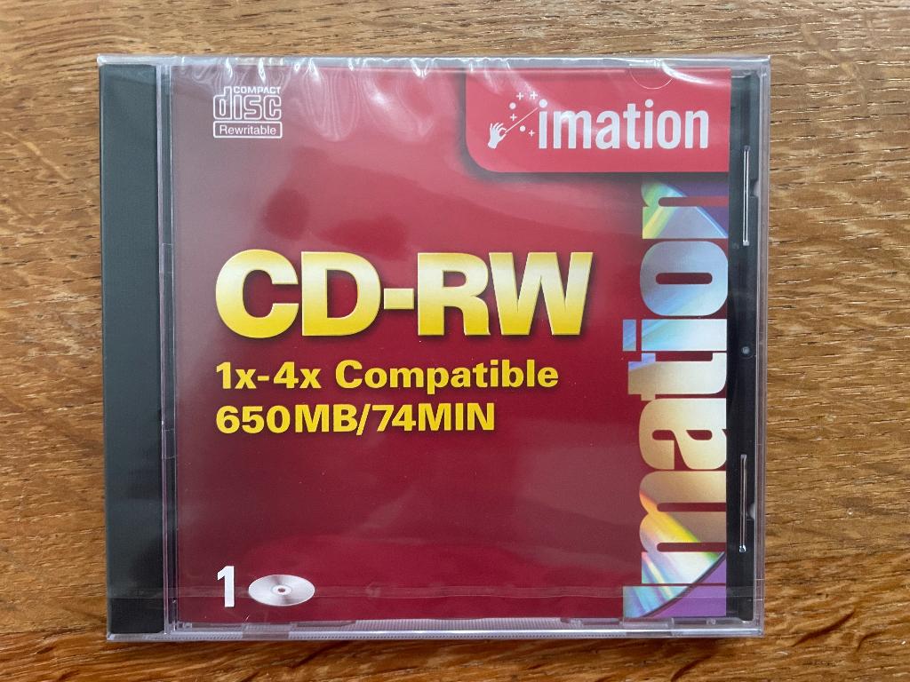 Imation CD RW 650Mb (rewritable), Herschrijfbaar, Cd, Nieuw, Ophalen of Verzenden