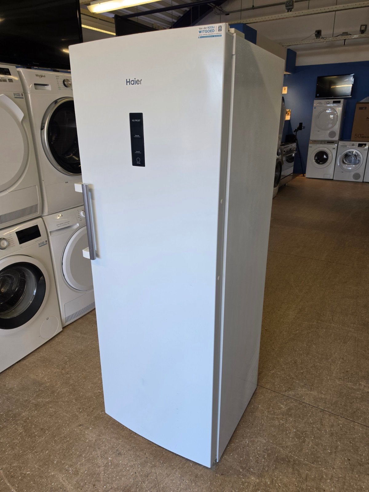 Haier vrijstaande vrieskast | No Frost | Gratis thuis 🚚✅️, Witgoed en Apparatuur, Vrieskast, Jirnsum, Haier, Zo goed als nieuw