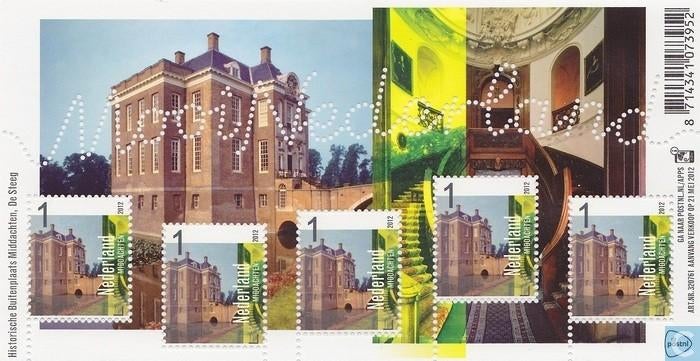 Nederland NVPH nr 2935 postfris Mooi NL Middachten 2012, Ophalen of Verzenden, Na 1940, Postfris