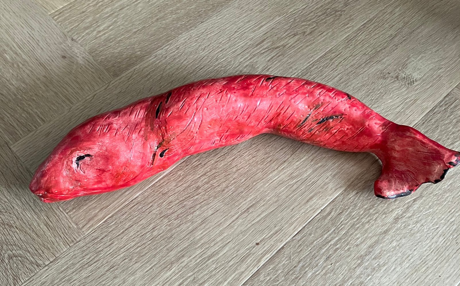 Handgemaakte keramieken vis, Ophalen of Verzenden, Dier